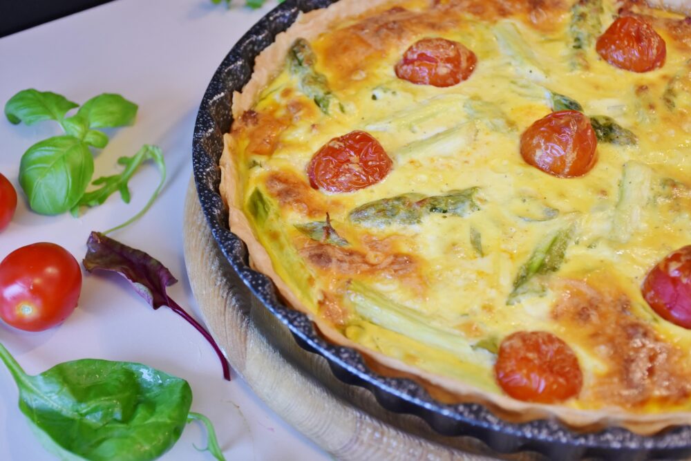 Tomaten-Basilikum-Quiche